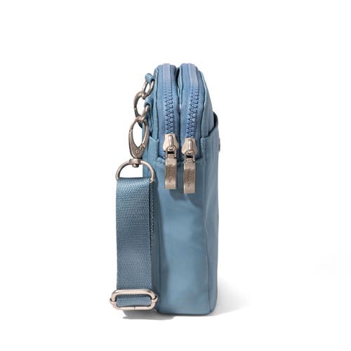 Baggallini Modern Take Two Rfid Crossbody Bag In Cornflower Twill