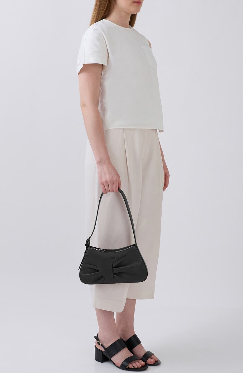 behno Mini Leena Leather Shoulder Bag, Alternate, color, Black