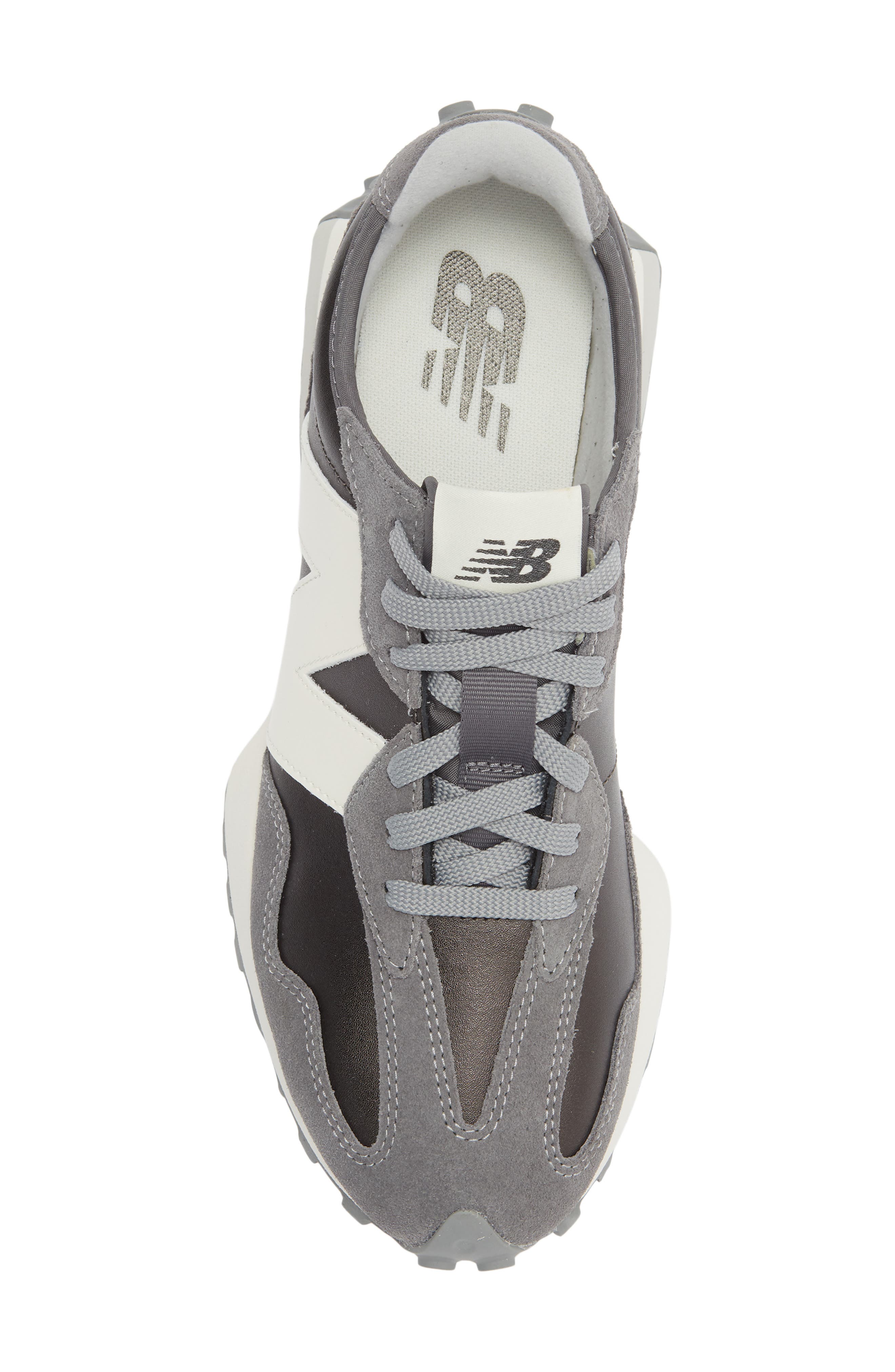 327 Sneaker, Alternate, color, BLACK METALLIC/ CASTLEROCK