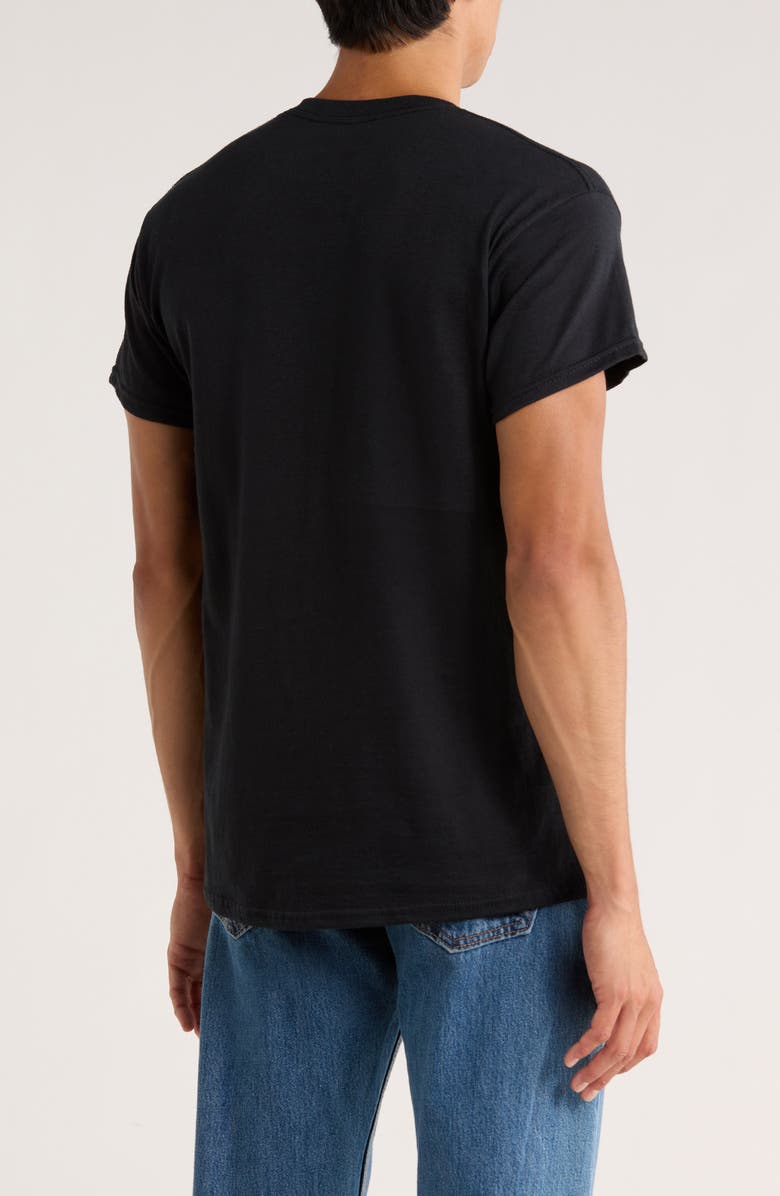 RIOT SOCIETY Rocky & Bullwinkle Graphic T-Shirt, Alternate, color, Black