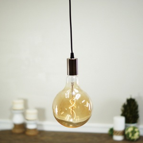 Hanging Pendant Light Decorative Glass Bulb