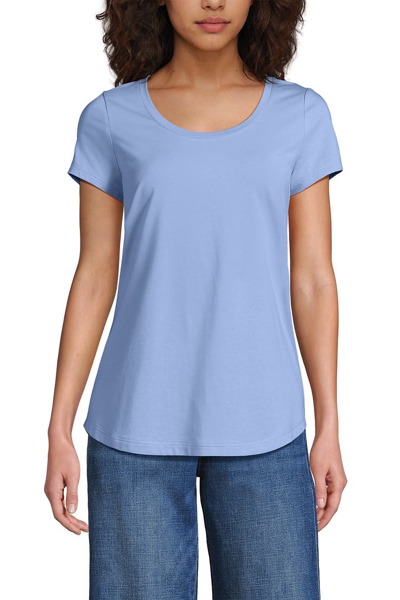 Lightweight Jersey T-shirt, Main, color, Light Sea Blue