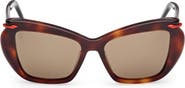 Christian Louboutin 53mm Geometric Sunglasses