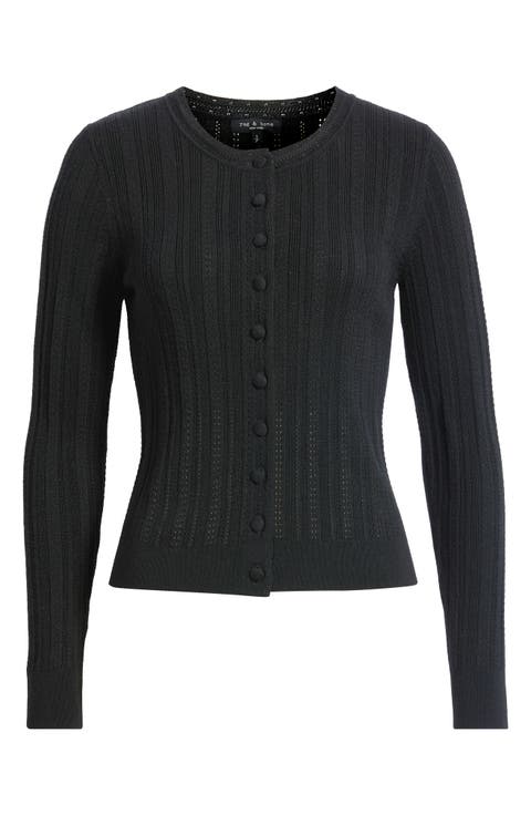 Rhodes Wool Crewneck Cardigan