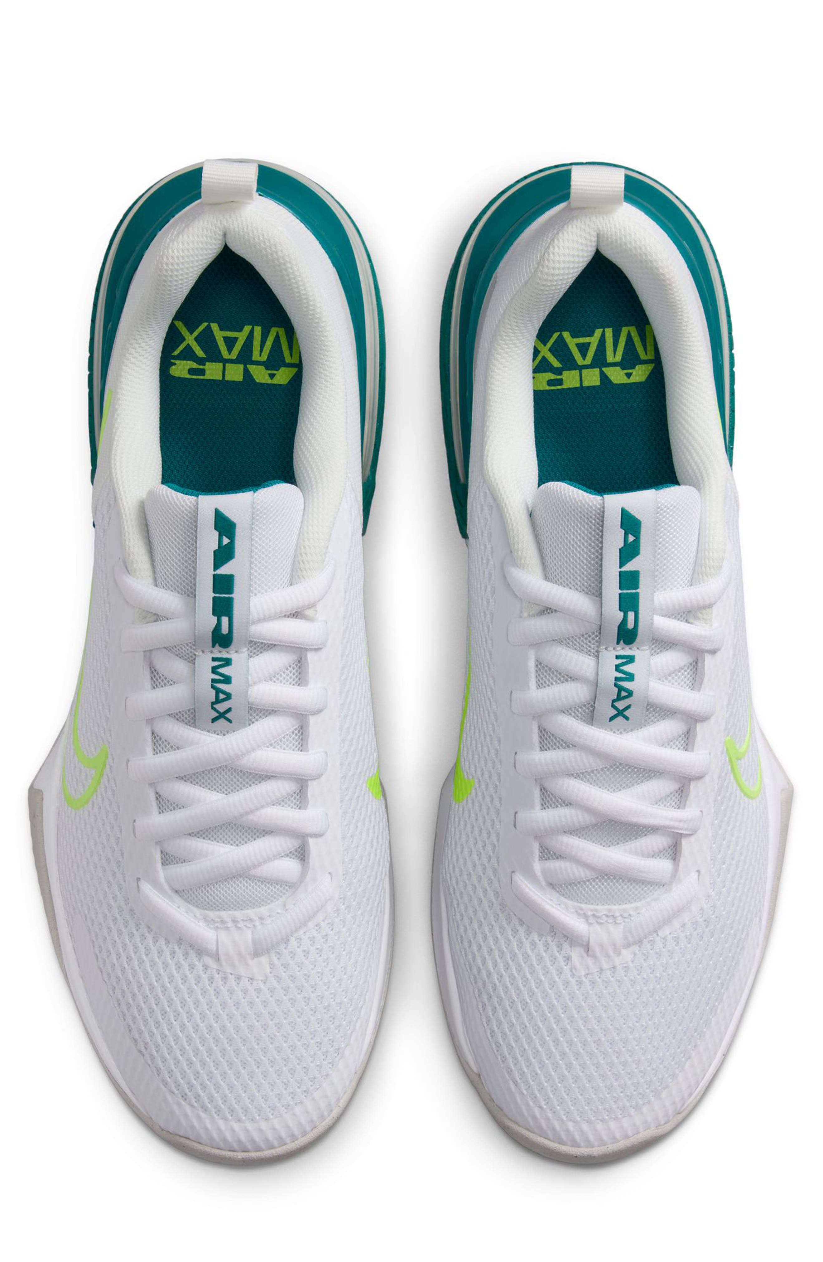 Nike Air Max Alpha Trainer 6 Training Shoe, Alternate, color, White/ Hot Lime/ Grey Fog