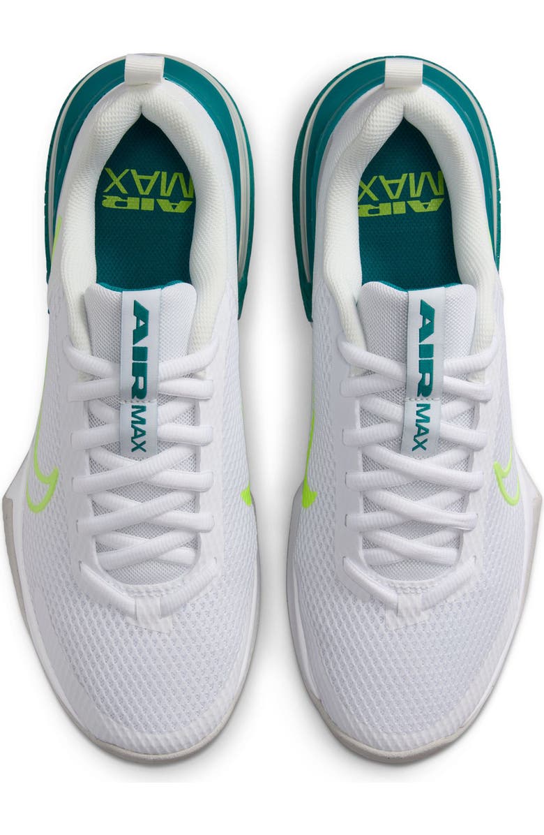 Nike Air Max Alpha Trainer 6 Training Shoe, Alternate, color, White/ Hot Lime/ Grey Fog