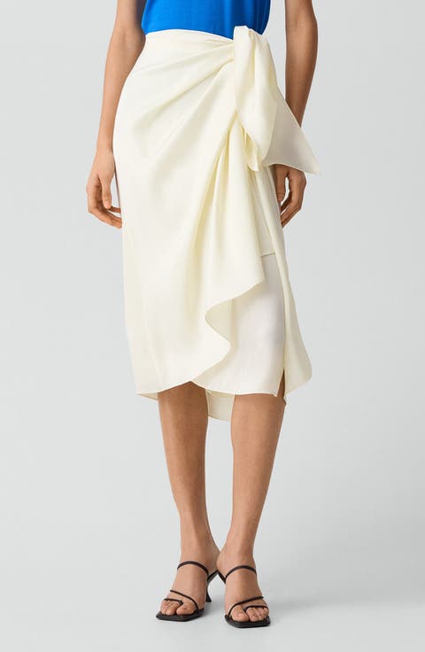 Convertible Satin Skirt
