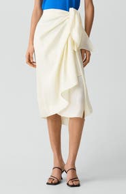 Theory Convertible Satin Skirt