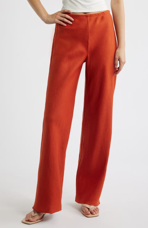 Gale High Waist Linen Pants