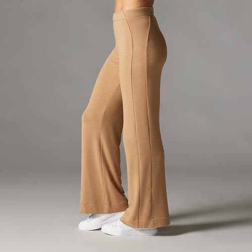 Tavi Cozy Luxe Wide Leg Pant In Brown