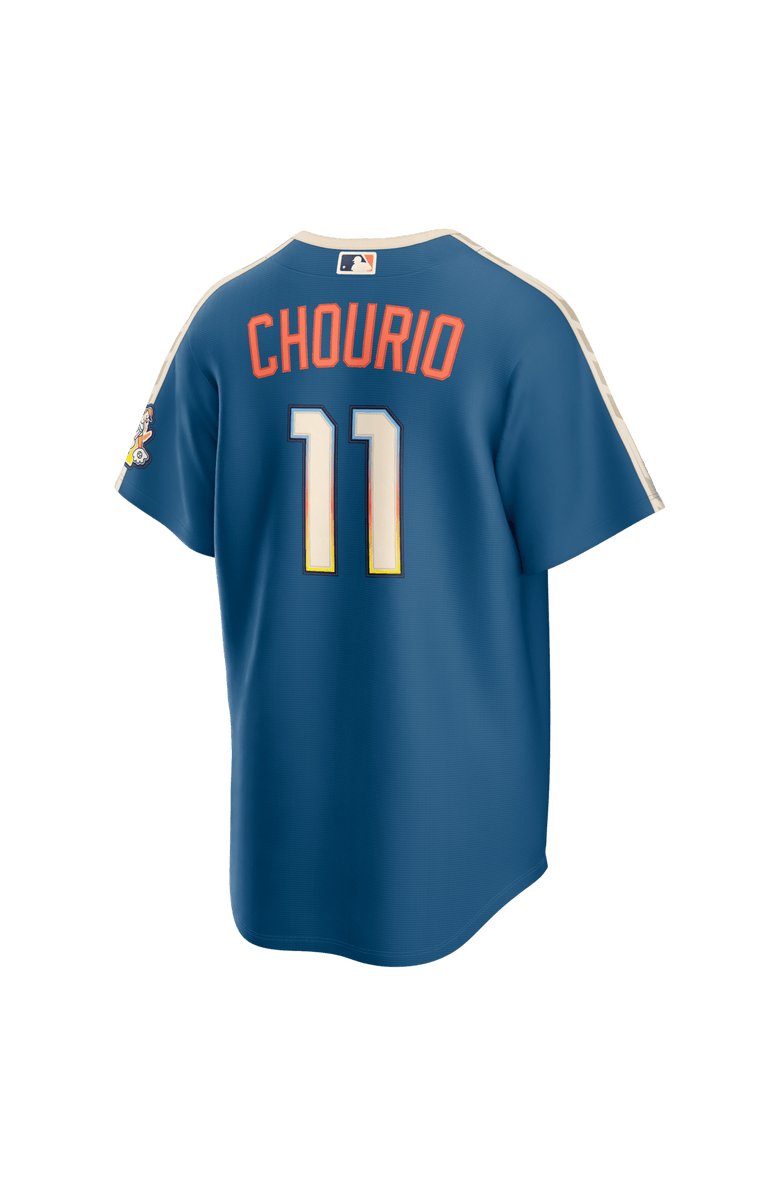 Nike Men's Nike Jackson Chourio Mineral Blue Milwaukee Brewers 2026 City Connect Stadium Jersey, Alternate, color, Mineral Blue