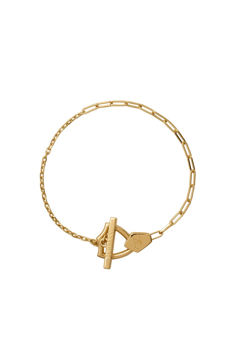 Shield Bracelet, Main, color, Gold