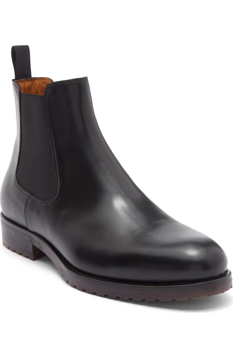 Magnanni Kam Chelsea Boot, Main, color, Black
