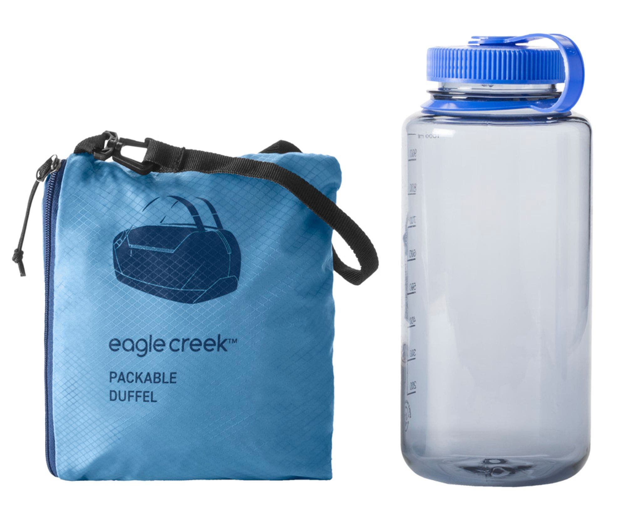 Packable Duffel, Alternate, color, Blue Dawn