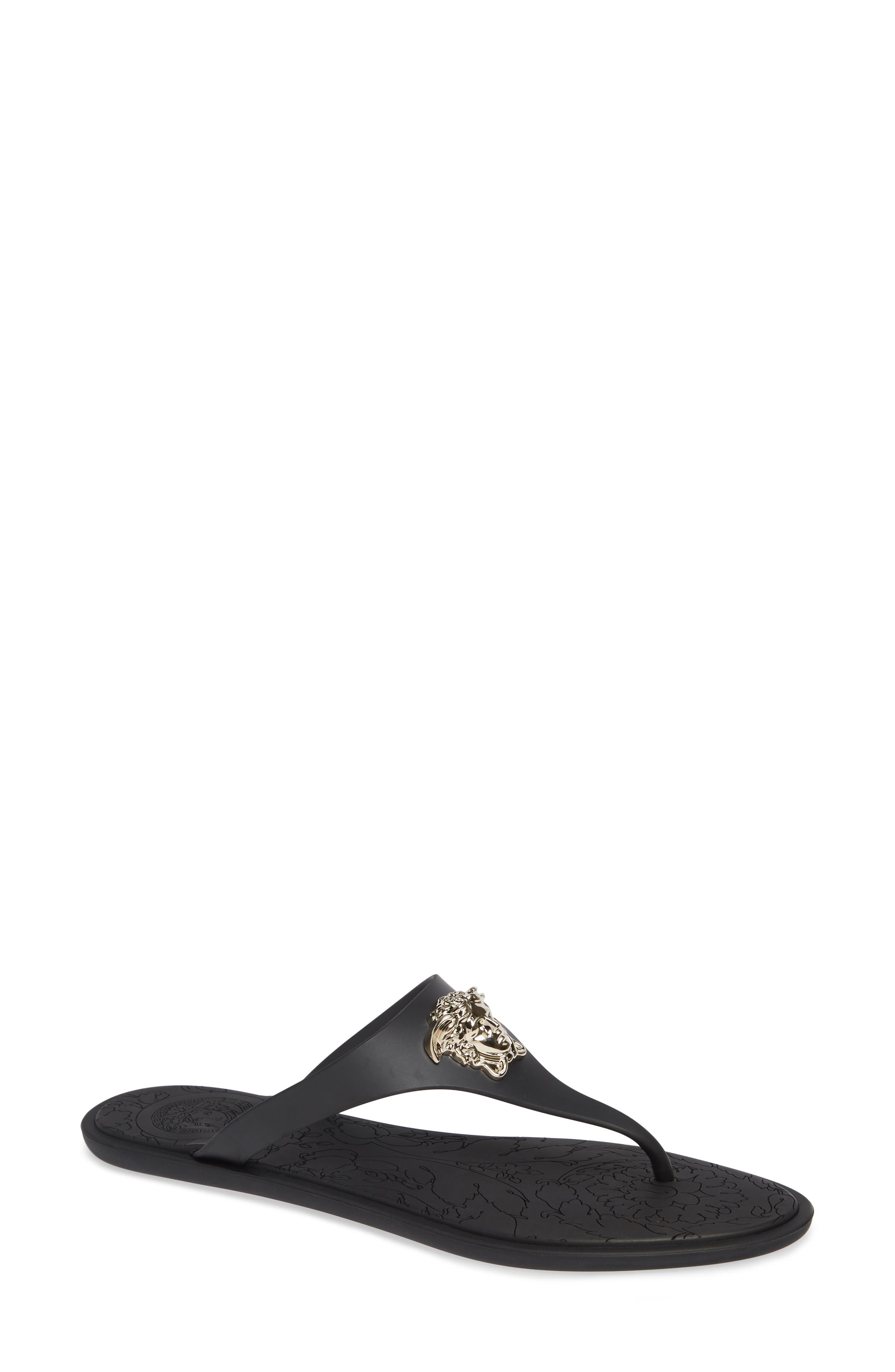 Medusa Flip Flop, Main, color, BLACK