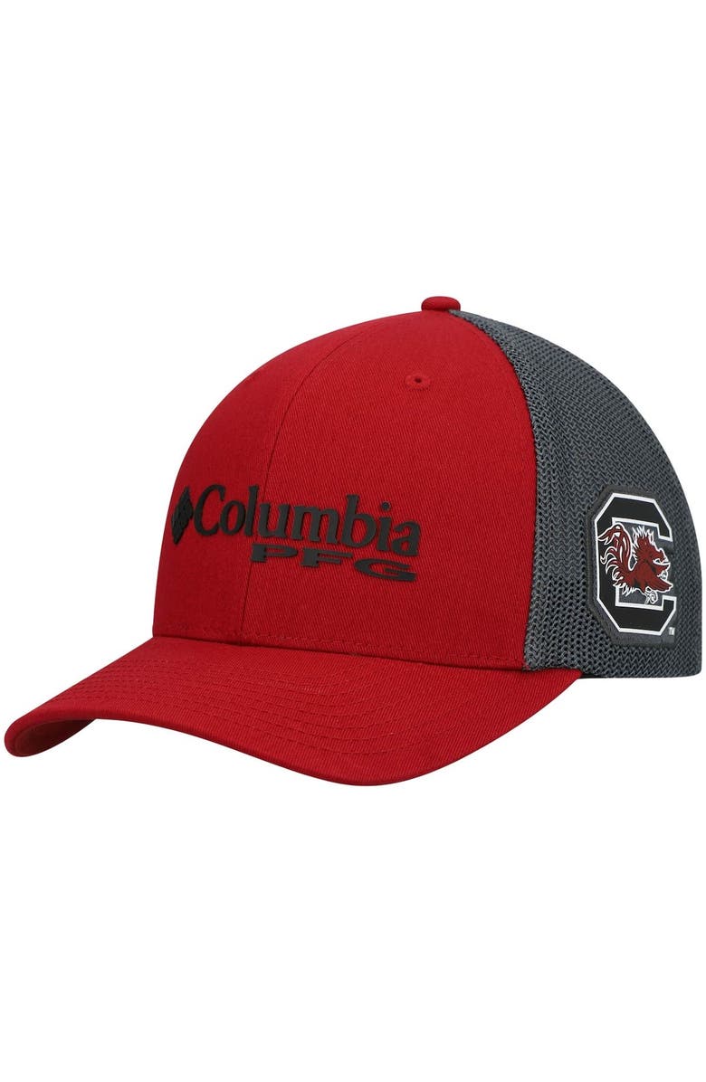 Columbia Men's Columbia Garnet/Charcoal South Carolina Gamecocks PFG Snapback Hat, Main, color, Garnet