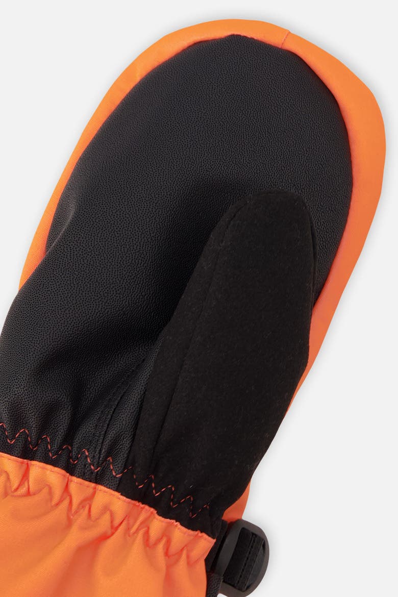 Teknik Cordura Fingertips Waterproof Winter Mittens, Alternate, color, Bright Orange