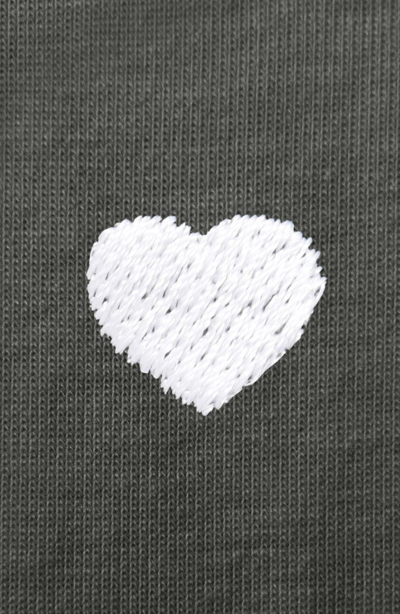 Dalix Mens Lil Heart Midweight Cotton Tee, Alternate, color, Asphalt Gray