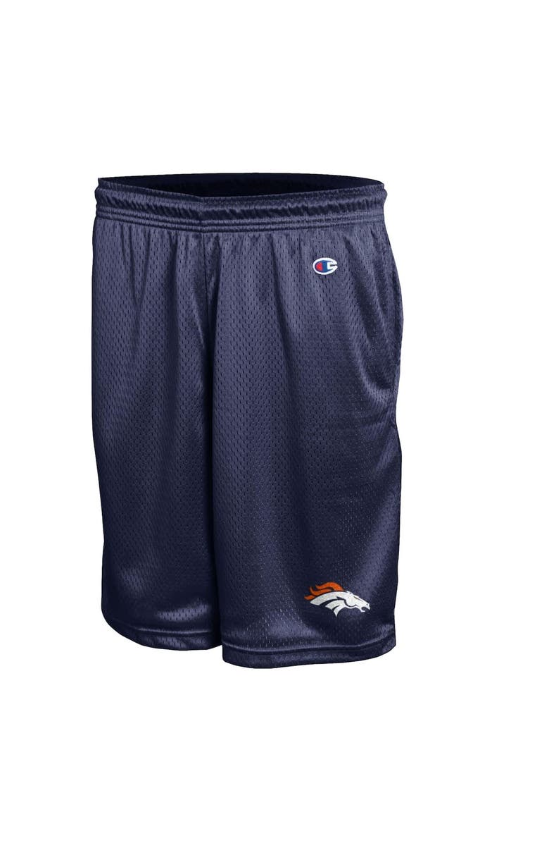 Champion Men's Champion Navy Denver Broncos Classic Mesh Shorts, Alternate, color, Navy