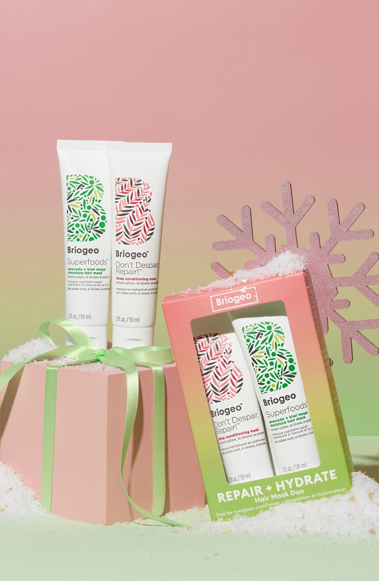 Briogeo Repair + Hydrate Travel Size Hair Mask Set, Alternate, color, 