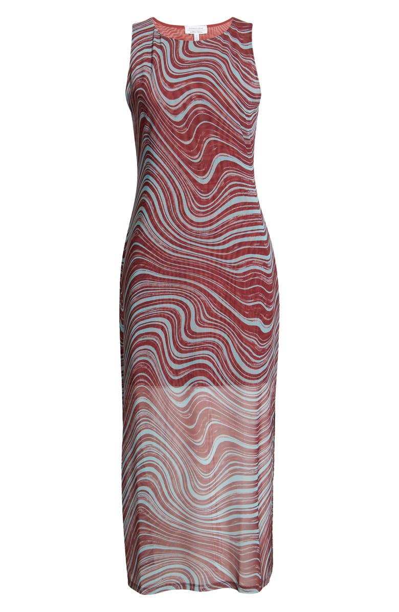 & Other Stories Marble Sleeveless Maxi Dress, Alternate, color,