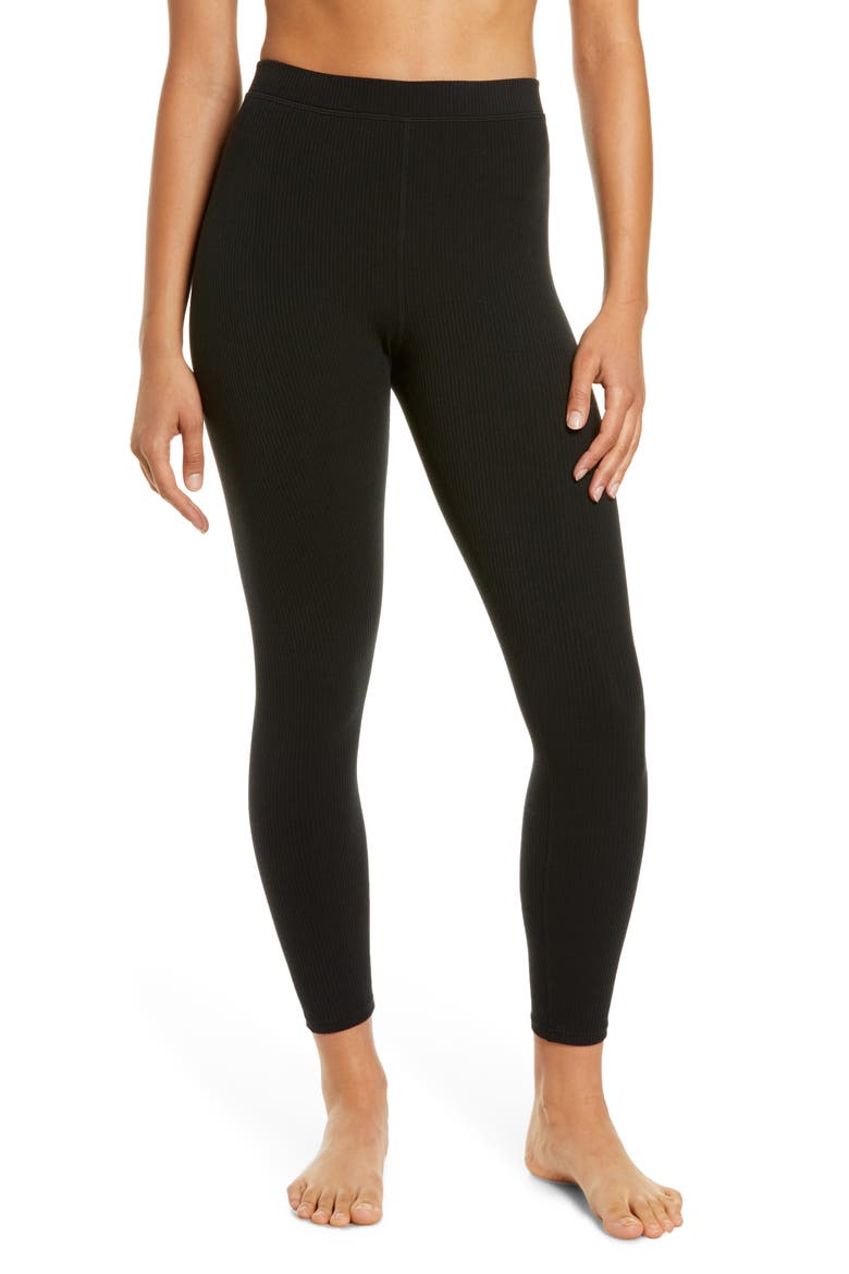 Blissful High Waist 7/8 Leggings, Main, color, BLACK