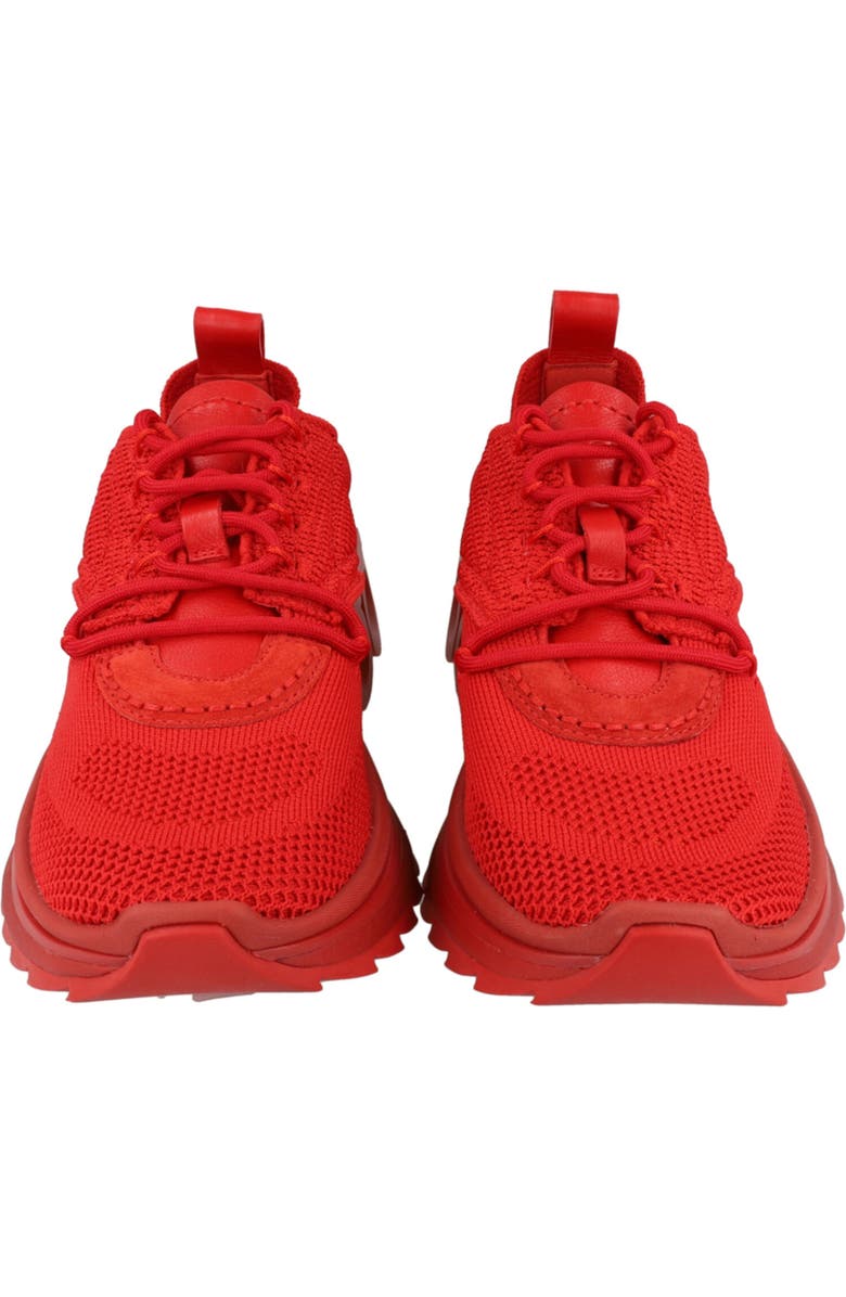 FERRAGAMO Nima Knit Low Top Sneaker, Alternate, color, Red