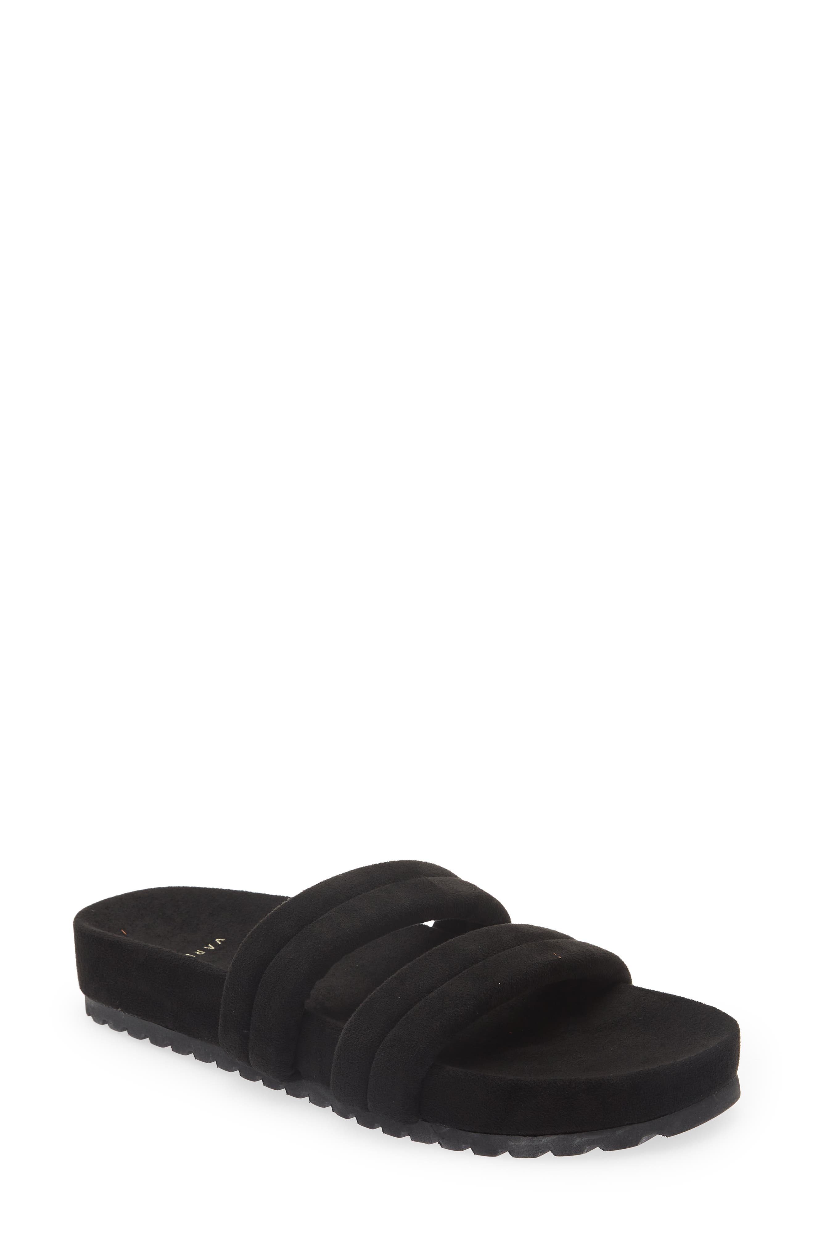 Varley Giles Quilted Slide Sandal, Main, color, 