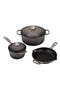 5-Piece Signature Enameled Cast Iron Cookware Set