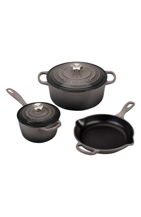 5-Piece Signature Enameled Cast Iron Cookware Set