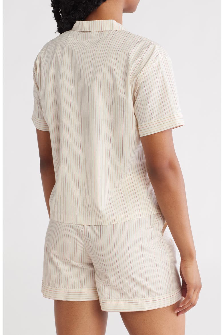 Wildest Dreams Short Sleeve Cotton Button-Up Shirt, Alternate, color, OFF WHITE
