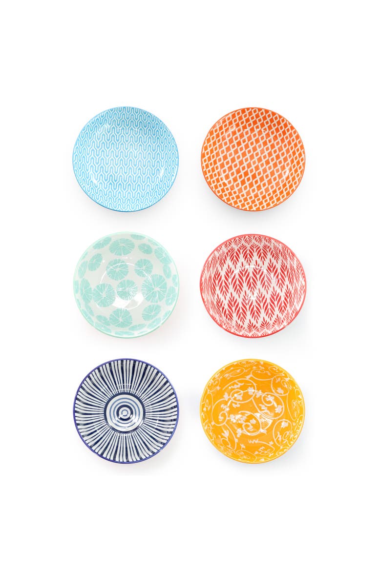 Giovanna 6 Piece Assorted Porcelain Bowl Set, Alternate, color, Assorted
