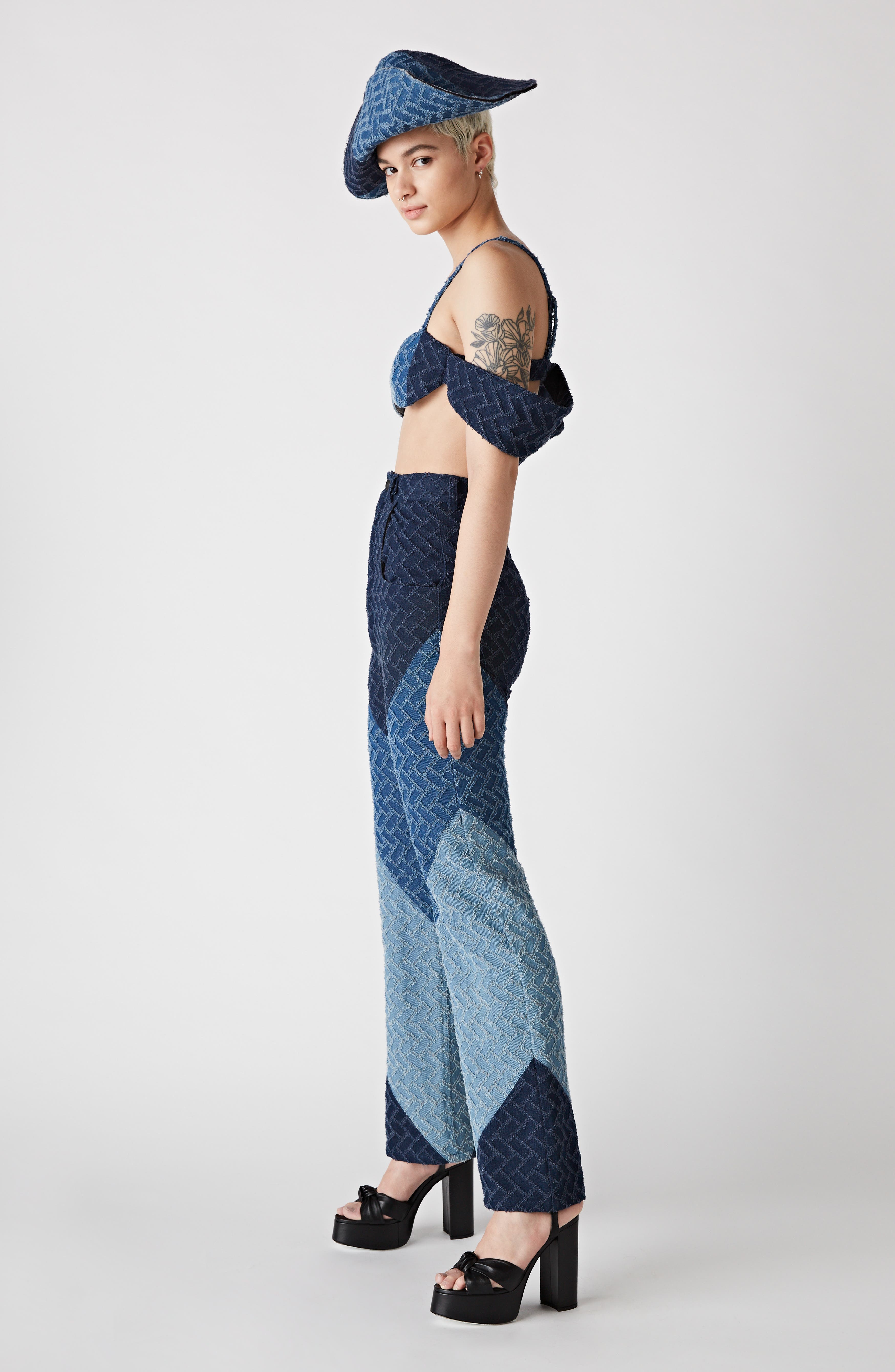 Saint Laurent Bianca Ankle Strap Platform Sandal, Alternate, color, 