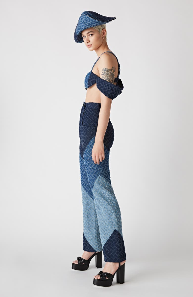 Saint Laurent Bianca Ankle Strap Platform Sandal, Alternate, color,