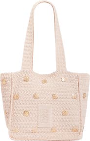 SANDRO Crochet bag with tassels