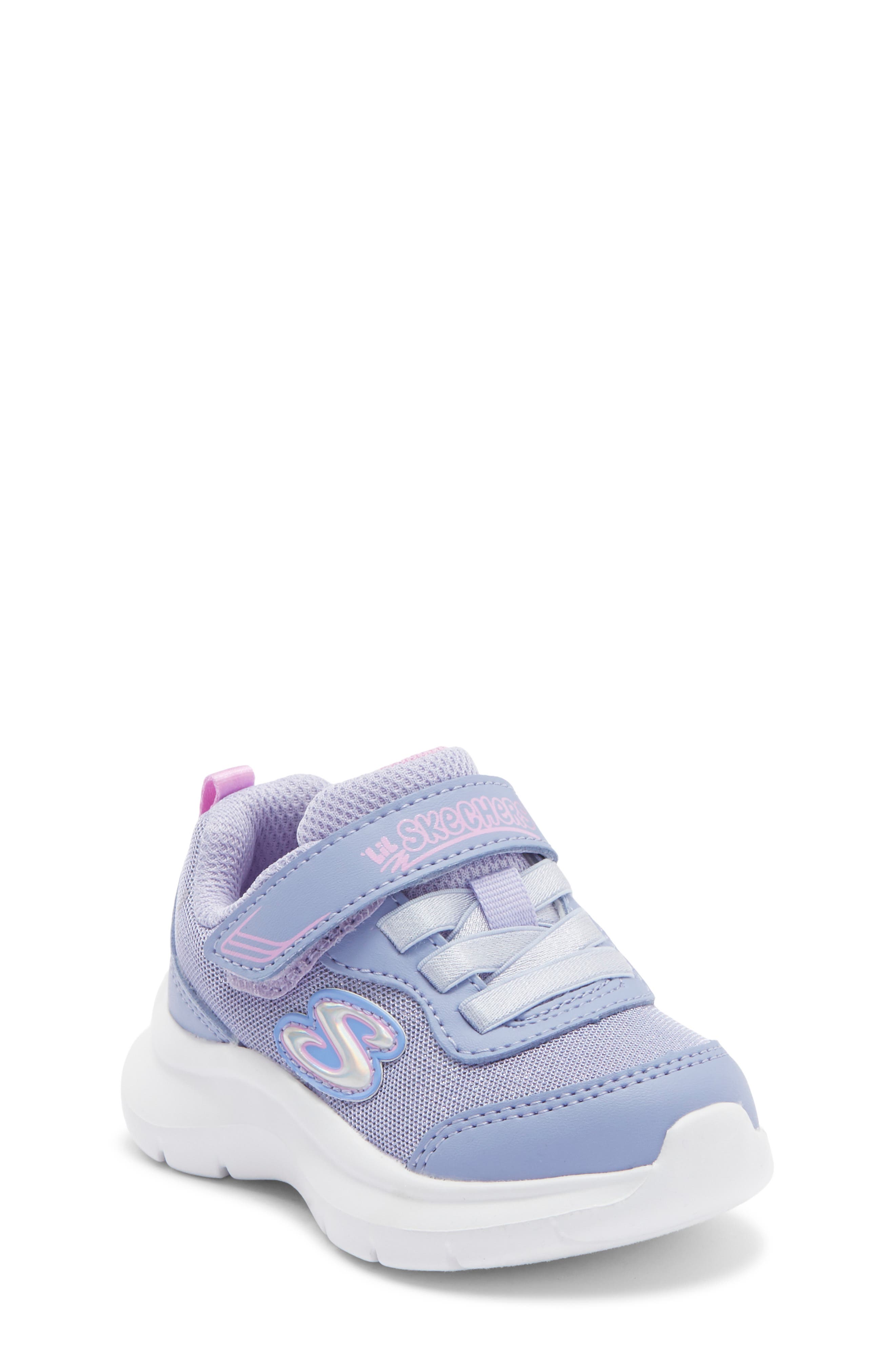 SKECHERS Kids' Skech Fast Sparkly Sister Sneaker, Main, color, Lavender