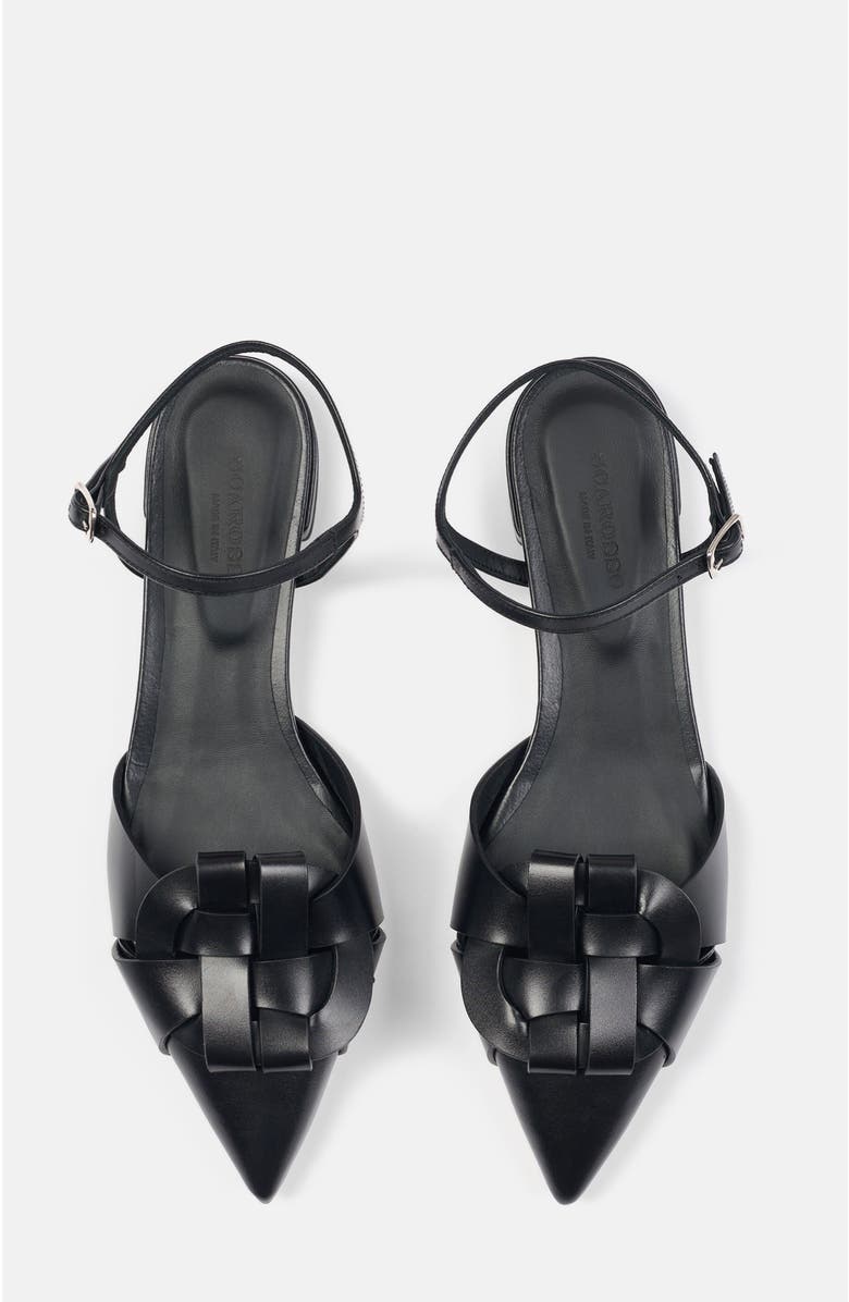 SCAROSSO Amanda Ballerinas, Alternate, color, Black - Calf