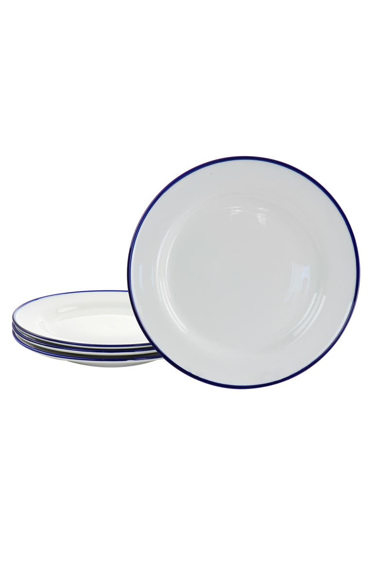 Fine Ceramic 16 piece Dinnerware Set, Alternate, color, White