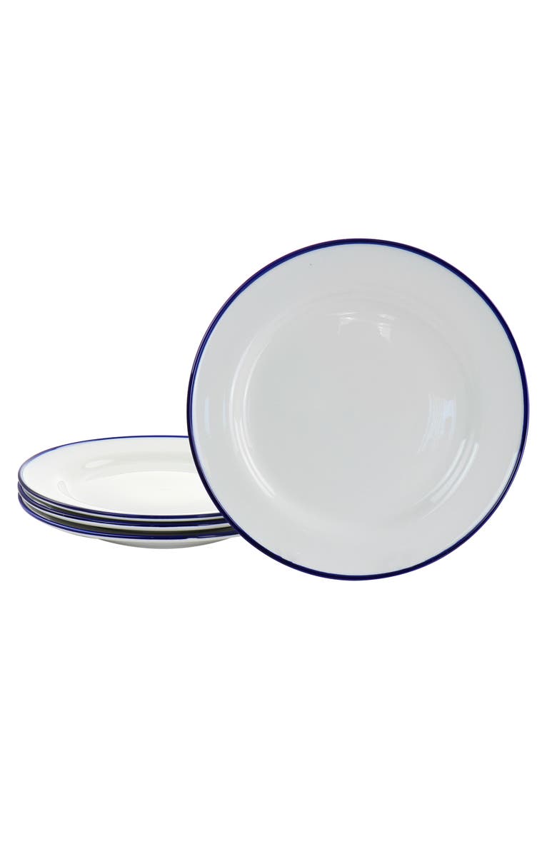 MARTHA STEWART Fine Ceramic 16 piece Dinnerware Set, Alternate, color, White