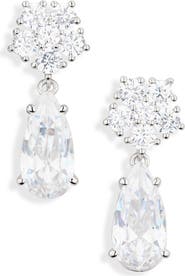 Nadri Ella Cubic Zirconia Drop Earrings