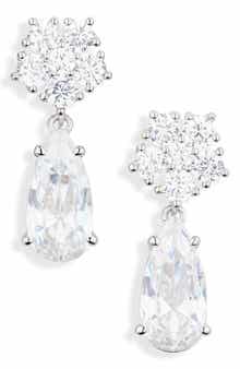 Nadri Ella Cubic Zirconia Drop Earrings