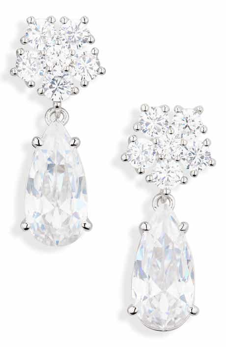 Nadri Ella Cubic Zirconia Drop Earrings