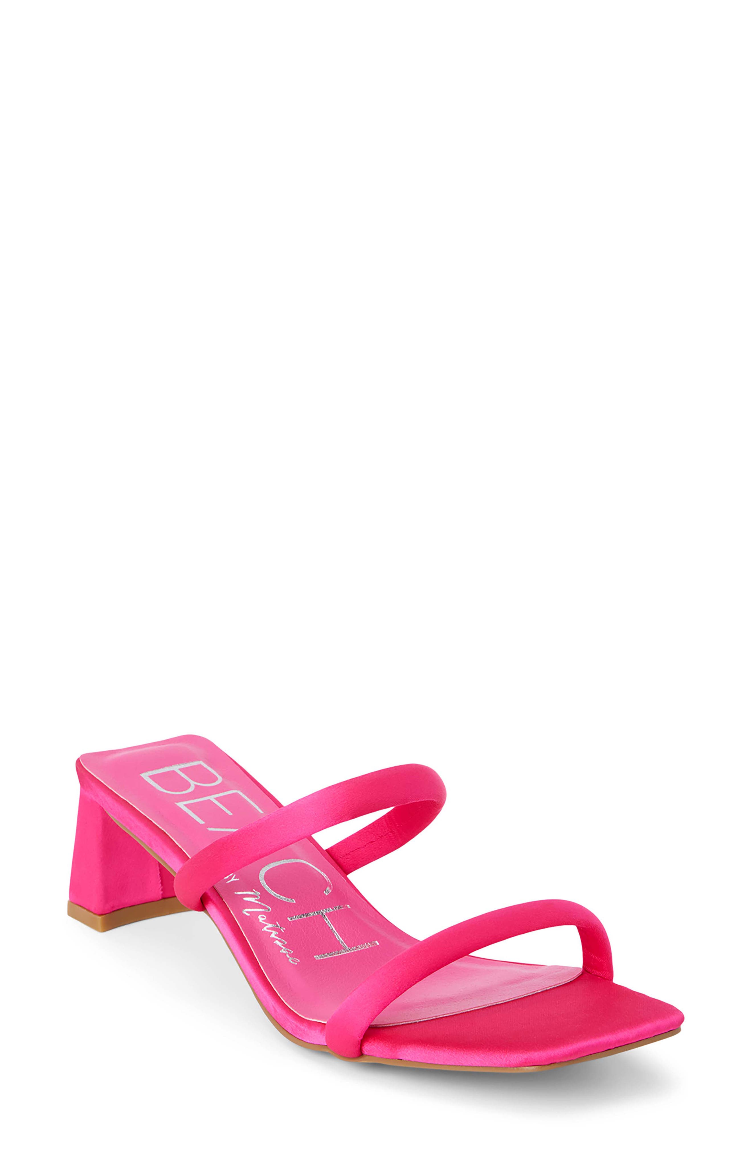 Jerry Strappy Slide Sandal, Main, color, HOT PINK