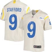 Nike Youth Nike Matthew Stafford Cream Los Angeles Rams Game Jersey