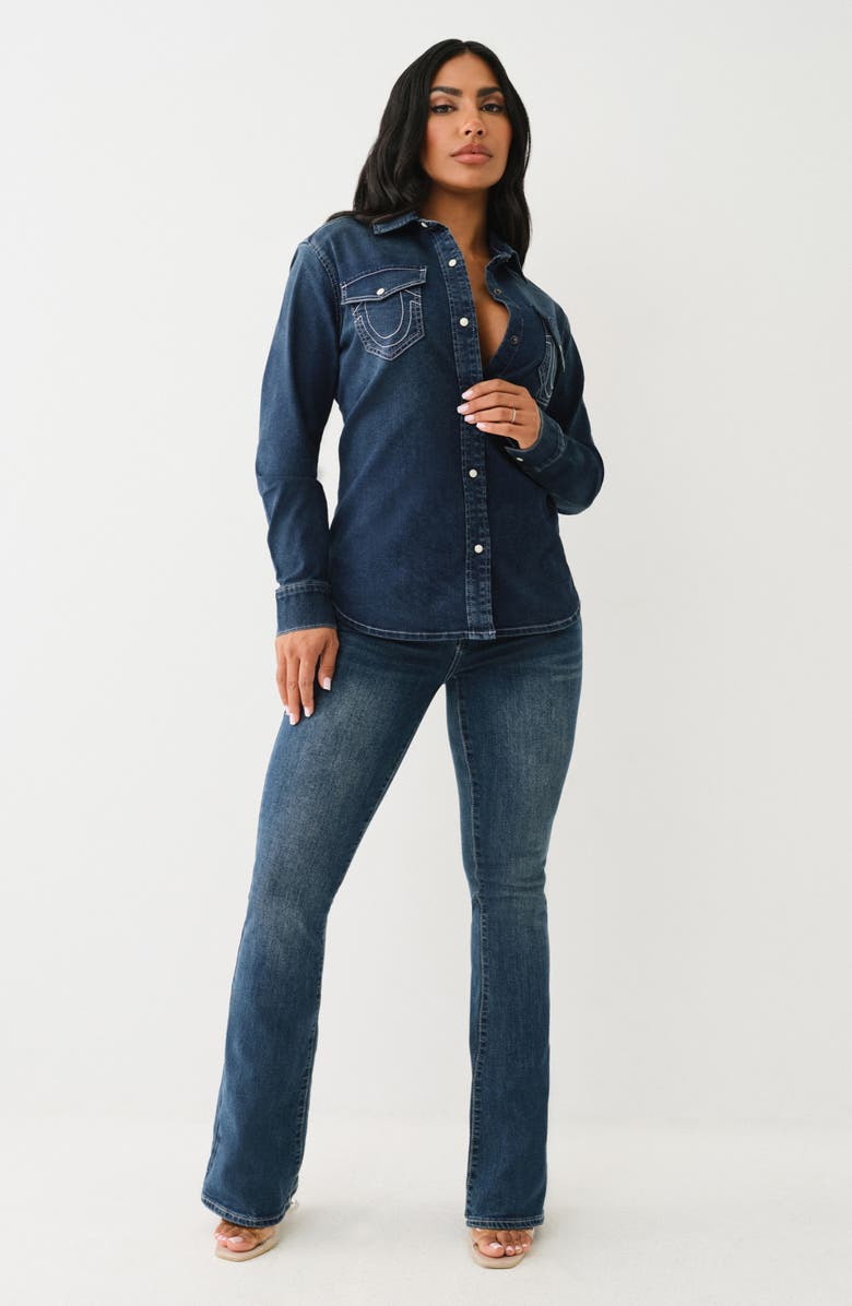 True Religion Georgia Denim Shirt, Alternate, color,