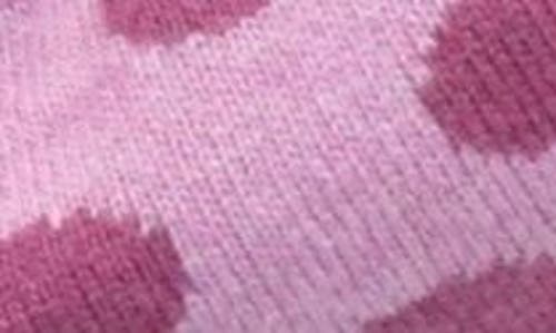 Portolano Polka Dot Neckwarmer In Pink