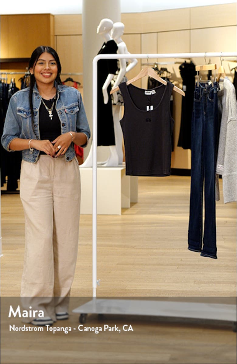 Judy Stretch Organic Cotton Rib Tank, sales video thumbnail