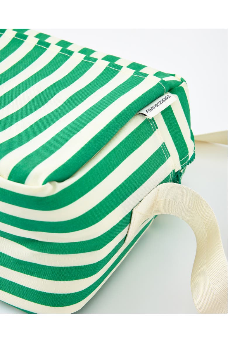 Jumbo Cooler Bag, Alternate, color, Green Stripe