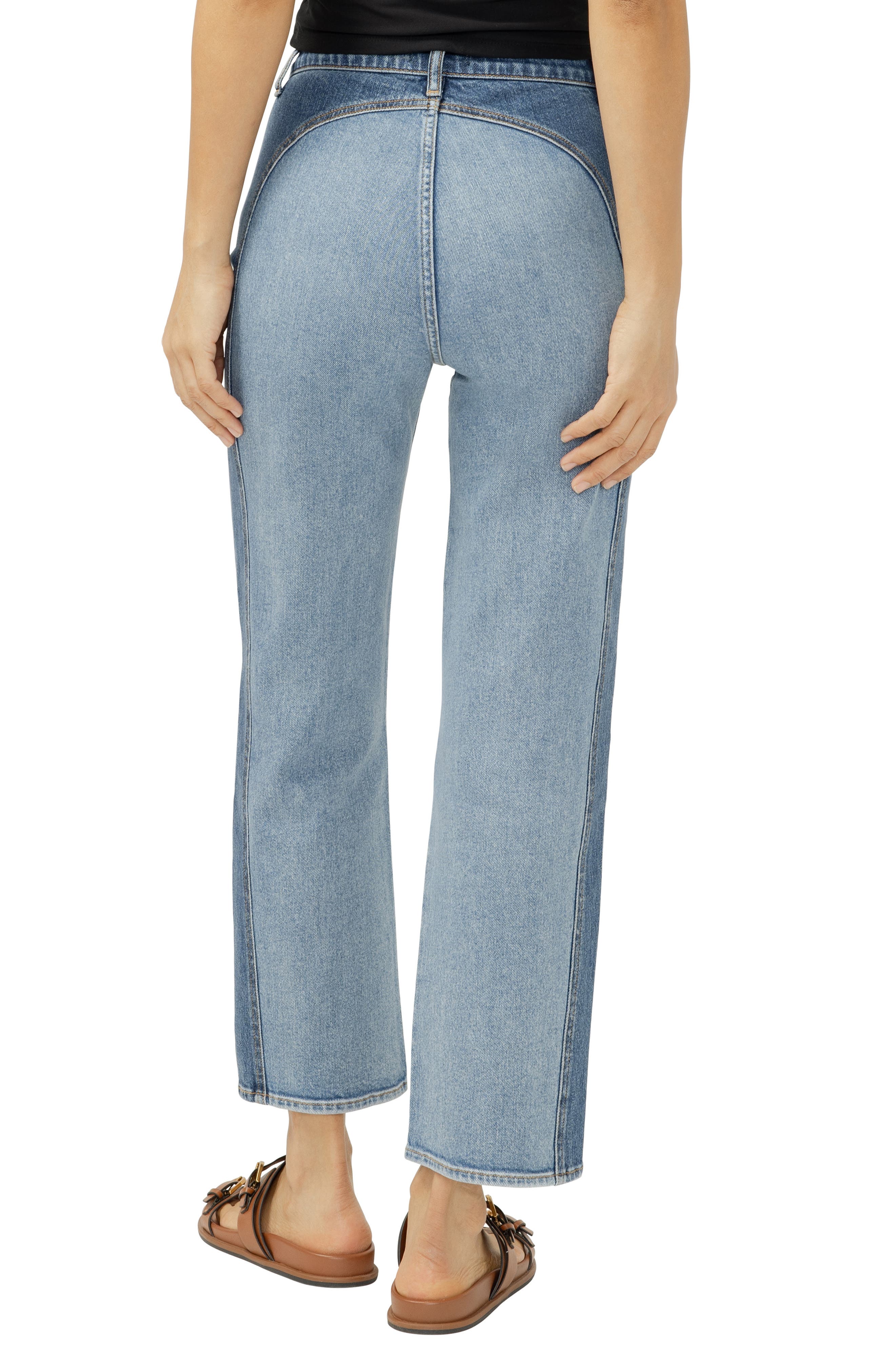 Highly Desirable Western High Waist Ankle Straight Leg Jeans - image 2