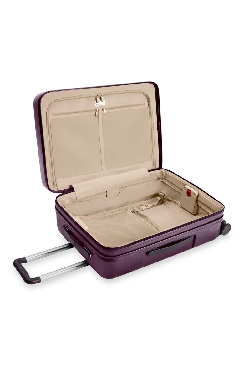 Sympatico Medium 27-Inch Expandable Spinner Luggage, Alternate, color, PLUM
